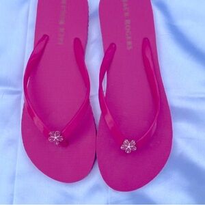Jack Rogers Women's Pink Flip Flops